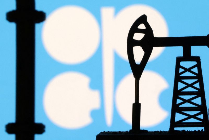 © Reuters. FILE PHOTO: OPEC logo is seen in this illustration taken, October 8, 2023. REUTERS/Dado Ruvic/Illustration/File Photo